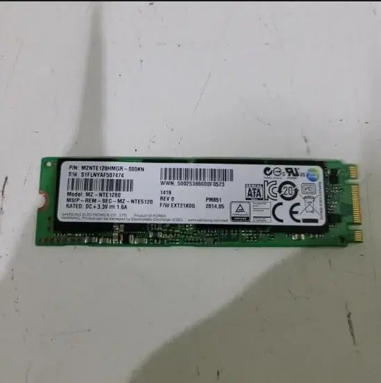 M.2 SATA (2280) SSD 삼성 120GB~128GB